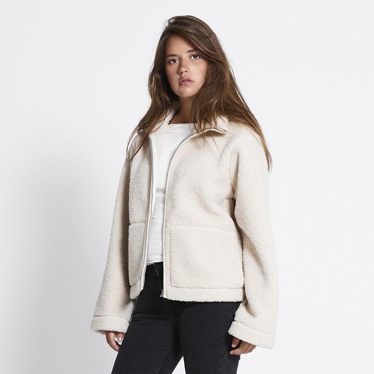 Pile jacket "Maxime" Off white